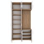 Hanah Home Soporte de Entrada EA153 - 4633 Nogal y Blanco